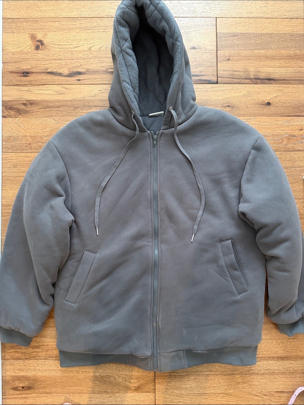 Comfrt Weighted Zip Hoodie 5lb Unisex Oversized Gray Large NWOT